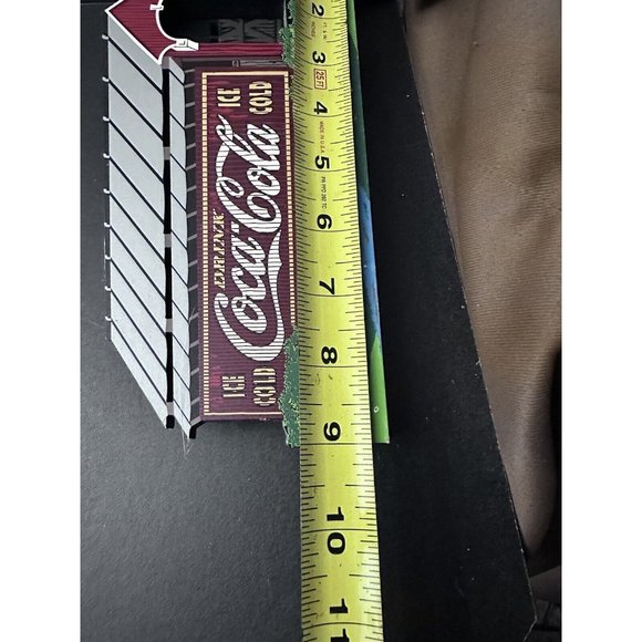 SHEILA'S COLLECTABLES- Coca Cola Covered Bridge 1998 Wooden Shelf Sitter Coke - Picture 3 of 6